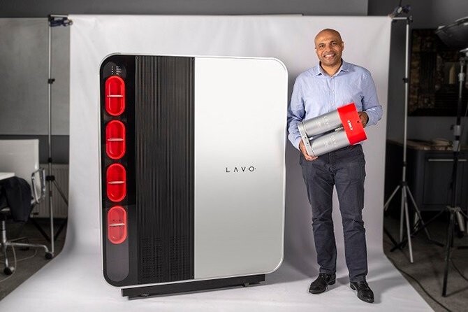 Lavo의 가정용 수소연료전지 배터리