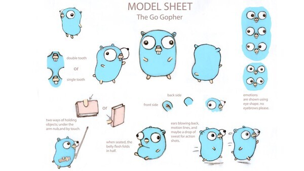 Go 마스코트 Go Gopher [사진출처=Go 홈페이지]