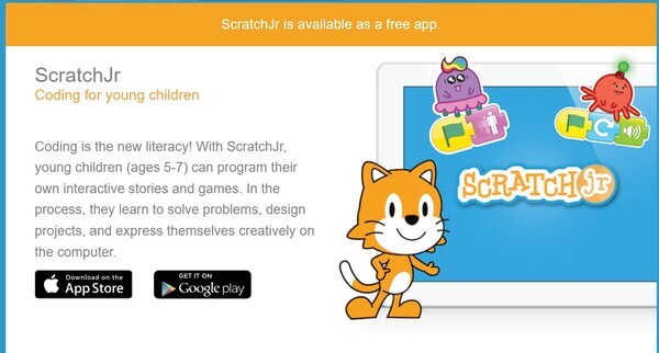 Scratch Jr는 스크래치의 단순화 버전으로, 재미있고 위협적이지 않은 방식으로 논리, 기타 프로그래밍 기술을 배울 수 있는 훌륭한 도구다. [사진출처 : Scratch Jr 홈페이지]