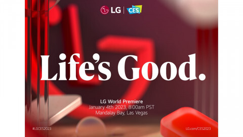 CES 2023 LG 월드 프리미어 초청장