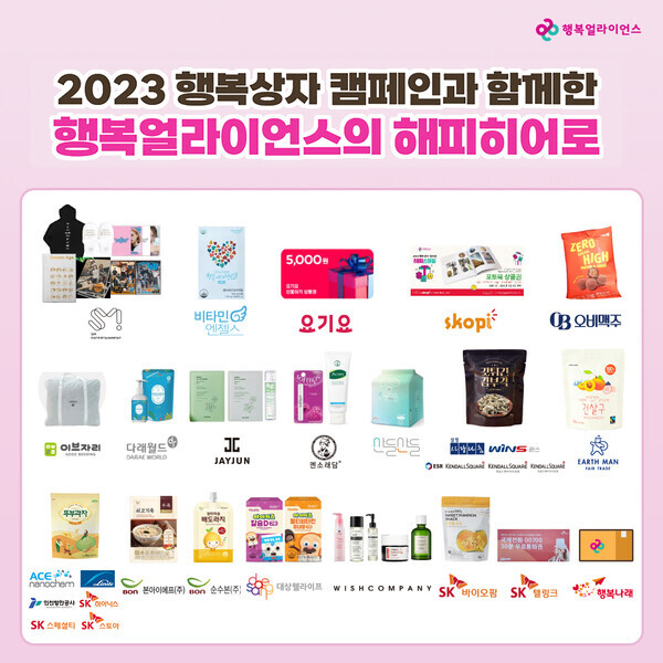 행복얼라이언스, 결식우려아동 위한 시민 참여 캠페인 ‘2023 행복상자 캠페인’.  사진=행복얼라이언스