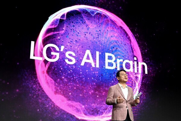 LG전자는 현지시간 8일 미국 라스베이거스 만달레이베이 호텔에서 LG 월드 프리미어(LG WORLD PREMIERE)를 개최하고 조주완 CEO는 대표 연사로 등단했다. 사진=LG전자
