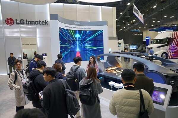 LG이노텍 CES2024 전시부스. 사진=LG이노텍
