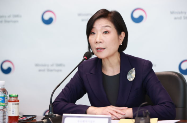 오영주 중소벤처기업부 장관. 사진=뉴시스