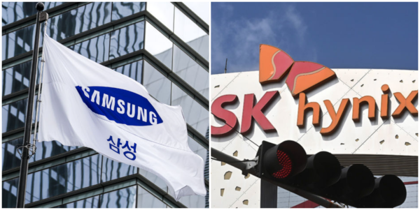 서울 서초동 삼성전자 본사(왼쪽)와 경기도 이천시 SK하이닉스 본사(오른쪽) 모습. 사진=뉴시스