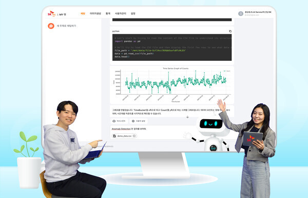 SK C&C의 기업 맞춤형 생성형 AI 서비스 구현 이미지. 사진=SK C&C