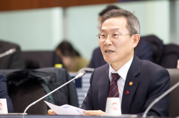 이종호 과학기술정보통신부 장관이 '제2차 새로운 디지털 질서 정립 관계부처 회의'에서 발언하고 있다. 사진=과학기술정보통신부